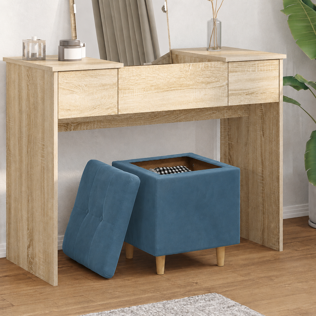 Pouf Rangement Lena