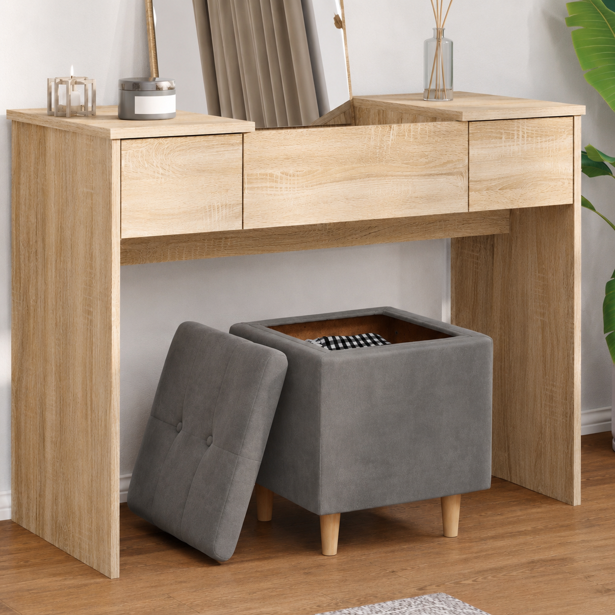 Pouf Rangement Lena